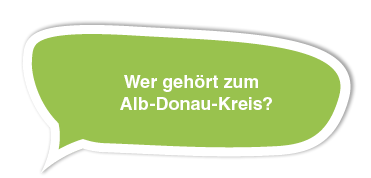 Wer gehört zum Alb-Donau-Kreis?​